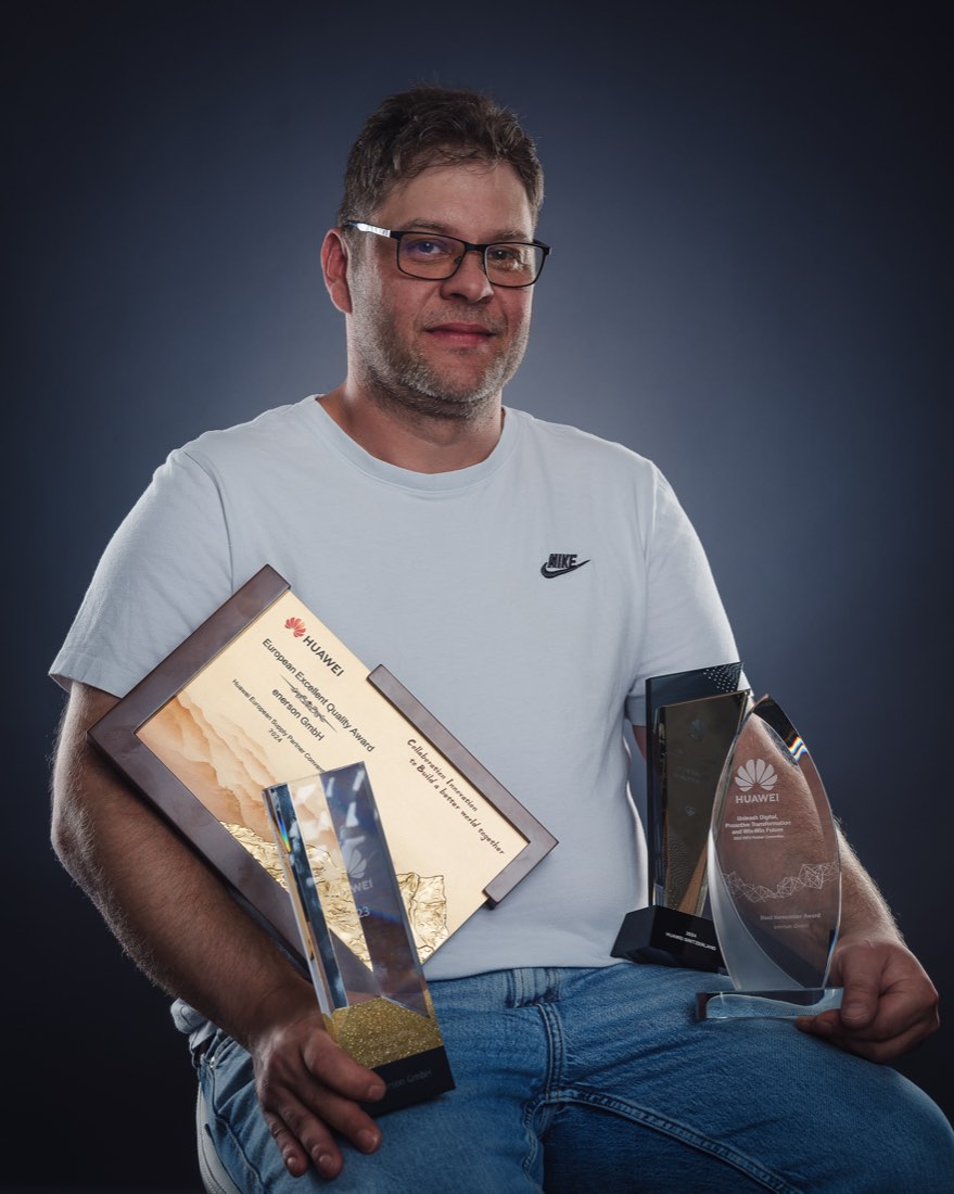 Die Huawei-Auszeichnungen der Enerson GmbH – European Excellent Quality Award, Outstanding Contribution Award, Outstanding Quality Award und Best Newcomer Award