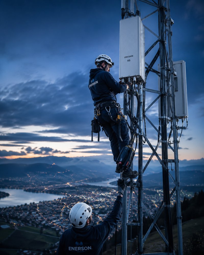 Mobilfunkstandort-Installation durch ENERSON